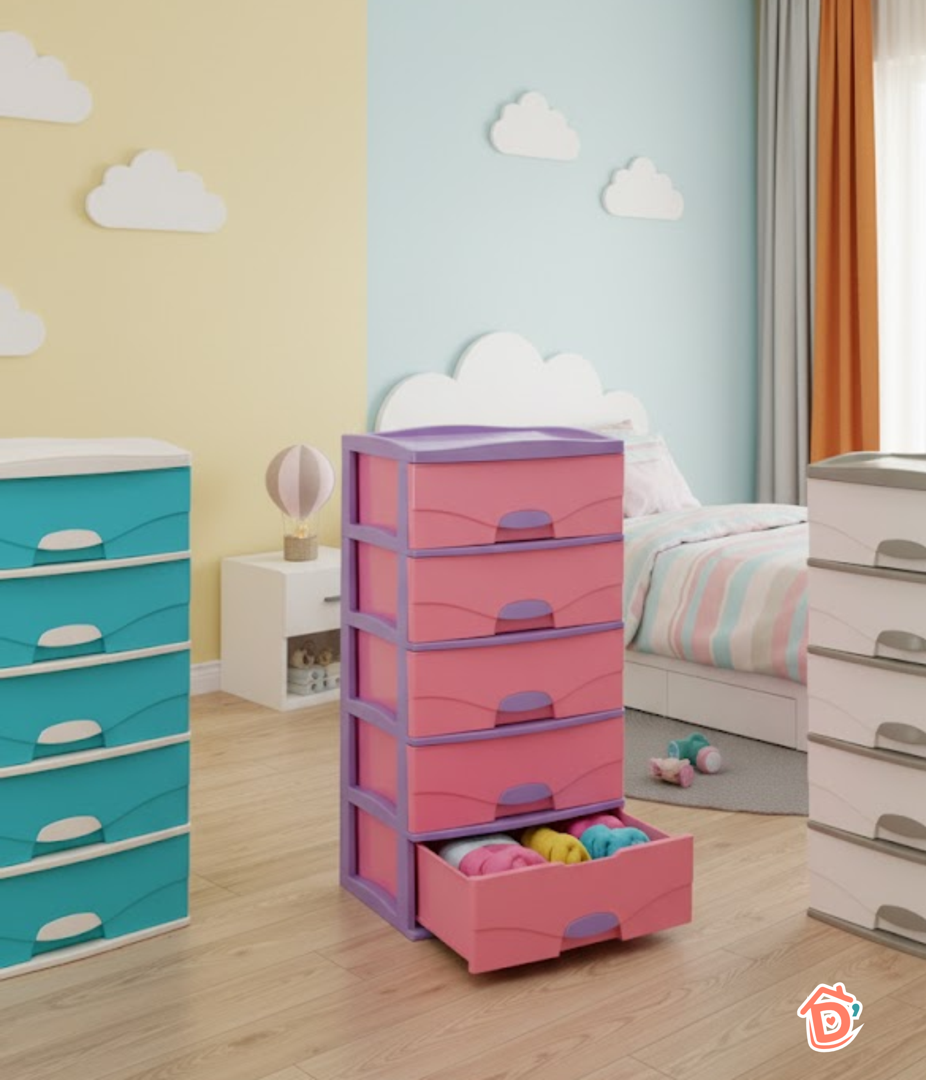 Comoda Raymi 5, 6 y cajones